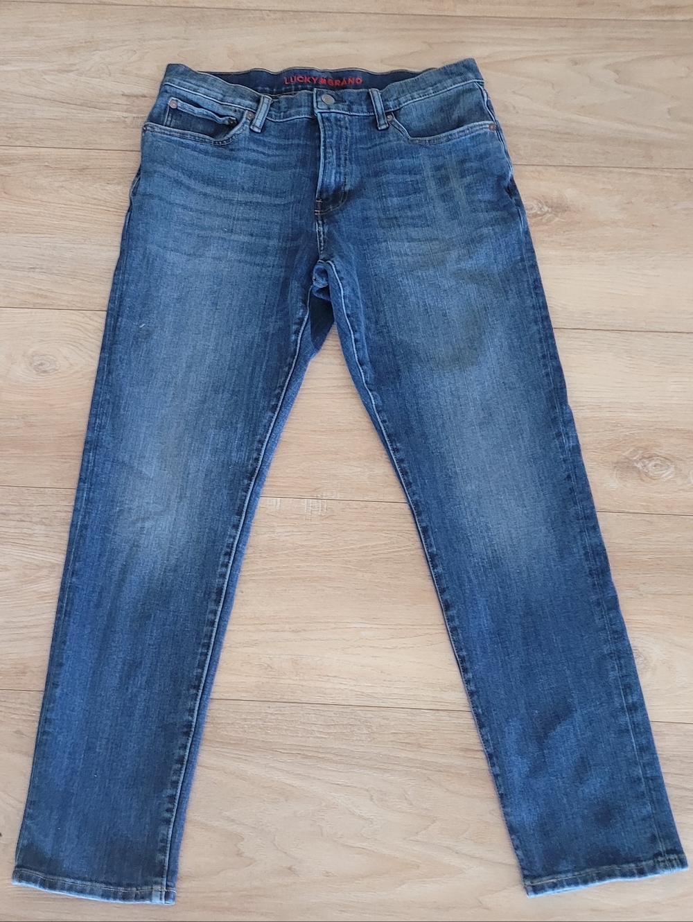 Lucky Brand Men's Blue Slim Straight Jeans